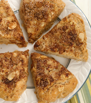 Make breakfast special with these sweet, nutty Cinnamon Almond Scones.