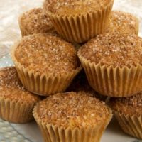 Maple Nut Muffins served on a plate