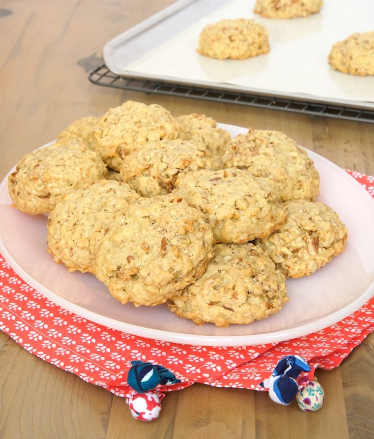Brown Butter Maple Oatmeal Cookies
