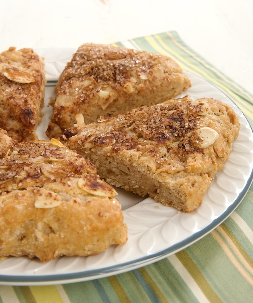 These lovely Cinnamon Almond Scones are a perfect treat to start your morning or to enjoy with your afternoon tea of coffee. - Bake or Break