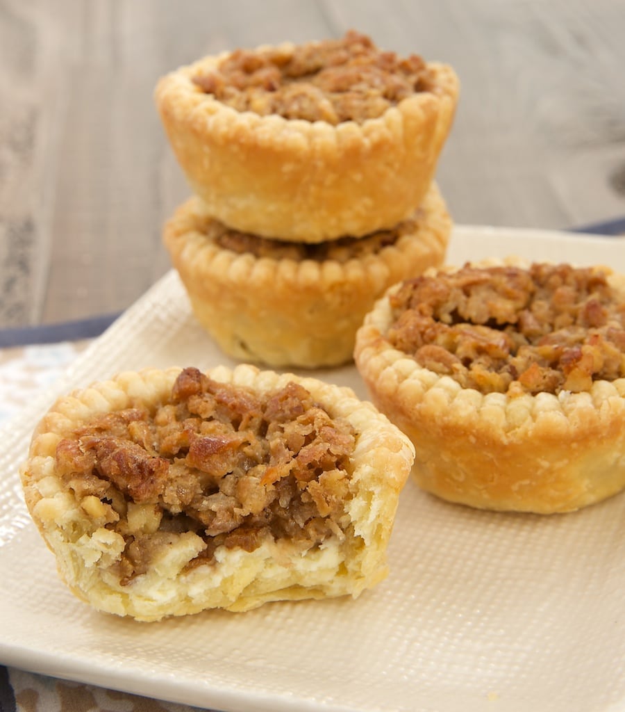 How do you improve on pecan pie? With coconut and cream cheese, of course! Coconut Pecan Tarts at Bake or Break