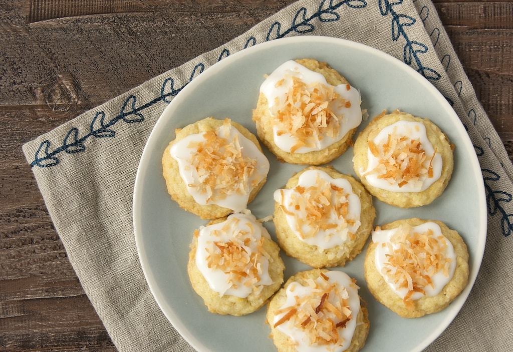 Easy Toasted Coconut-White Chocolate Cookies