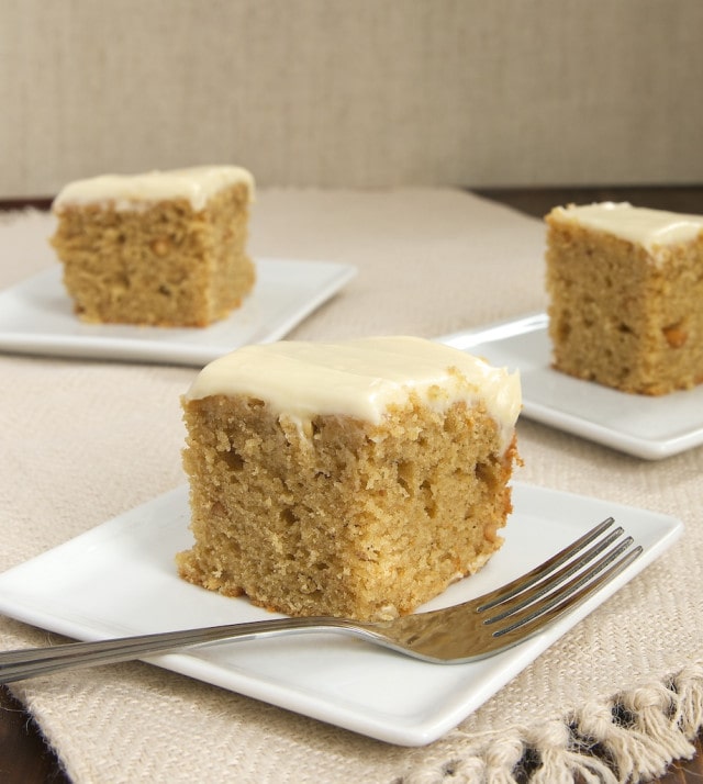 Peanut Butter Cake with Maple Cream Cheese Frosting Bake or Break
