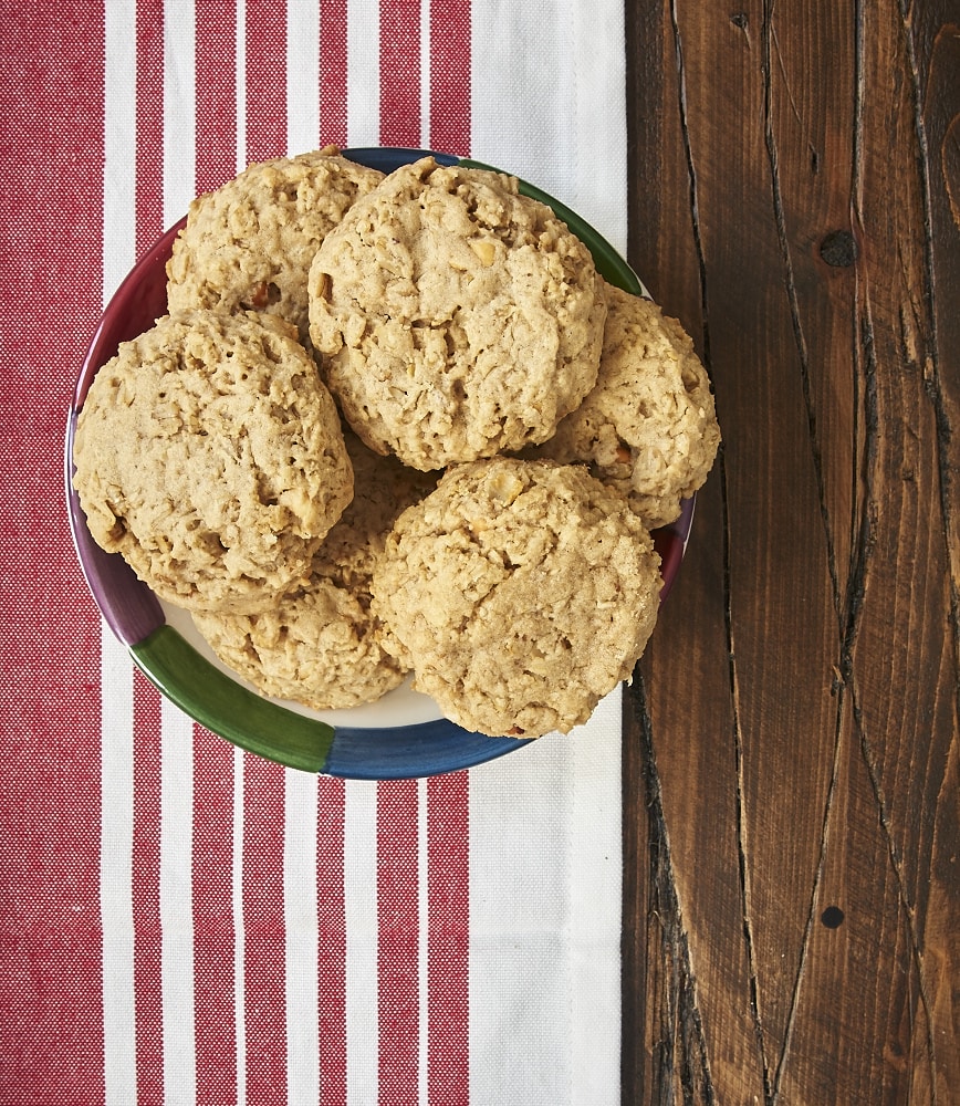 These big, thick Peanut Butter Oatmeal Cookies are perfectly sweet, nutty, chewy, and delicious! - Bake or Break