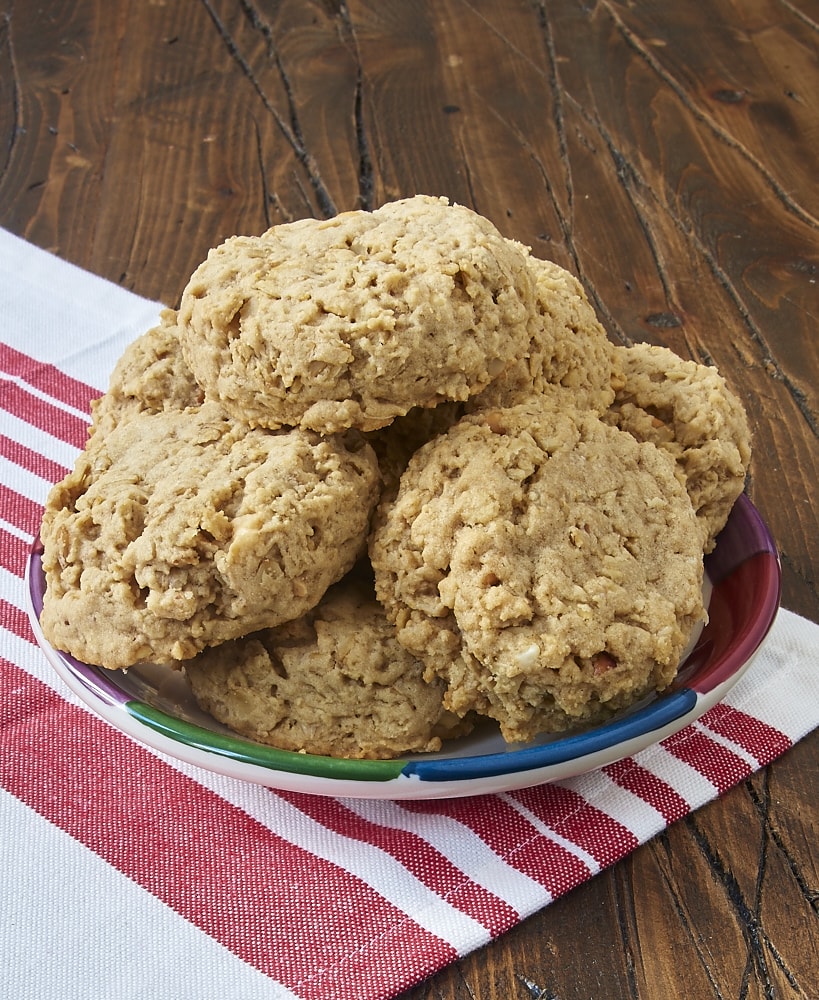 These big, thick Peanut Butter Oatmeal Cookies are perfectly sweet, nutty, chewy, and delicious! - Bake or Break