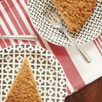 slices of Toffee Pecan Brown Butter Crumb Cake