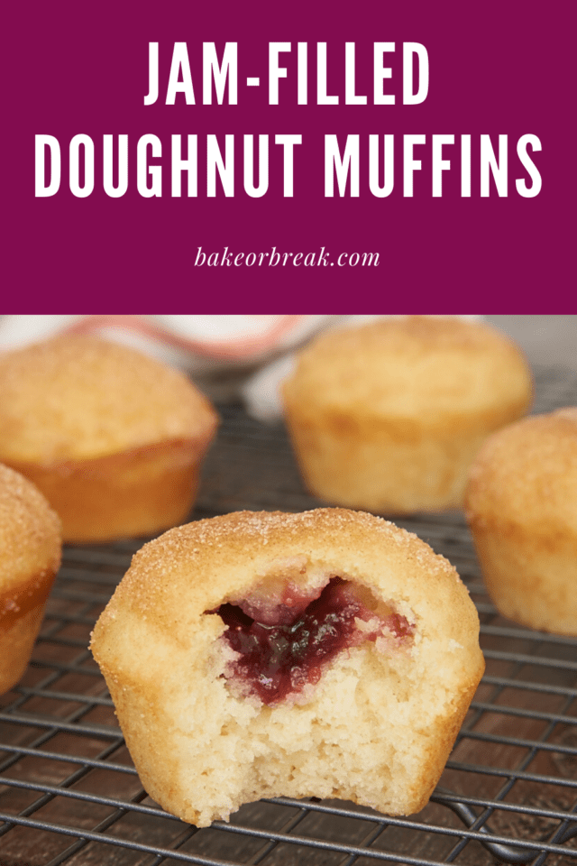 Jam-Filled Doughnut Muffins bakeorbreak.com