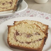 A sweet ribbon of your favorite preserves makes this Berry Swirl Pound Cake extra delicious! - Bake or Break