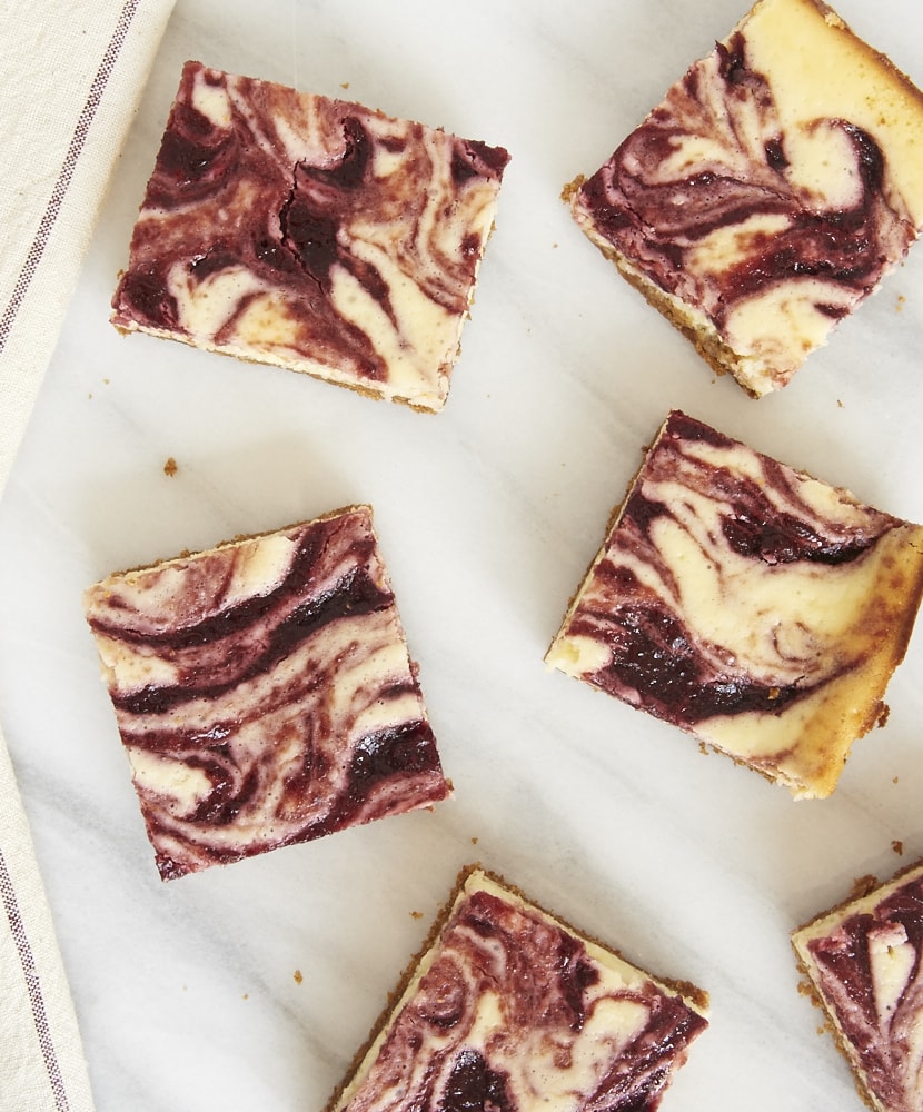 sliced Cherry Cheesecake Bars