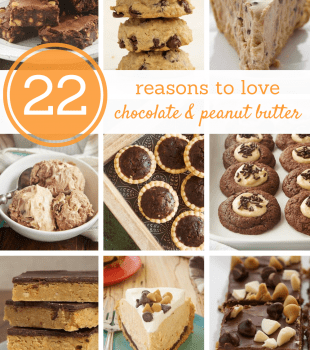 22 Reasons to Love Chocolate and Peanut Butter bakeorbreak.com