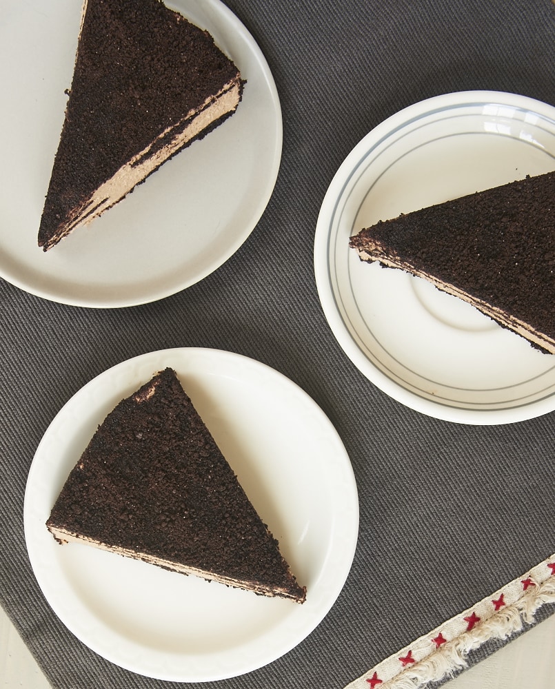 You only need THREE ingredients to make this luscious Icebox Chocolate Cheesecake! - Bake or Break