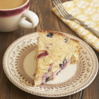 slice of Berry Muffin Cake