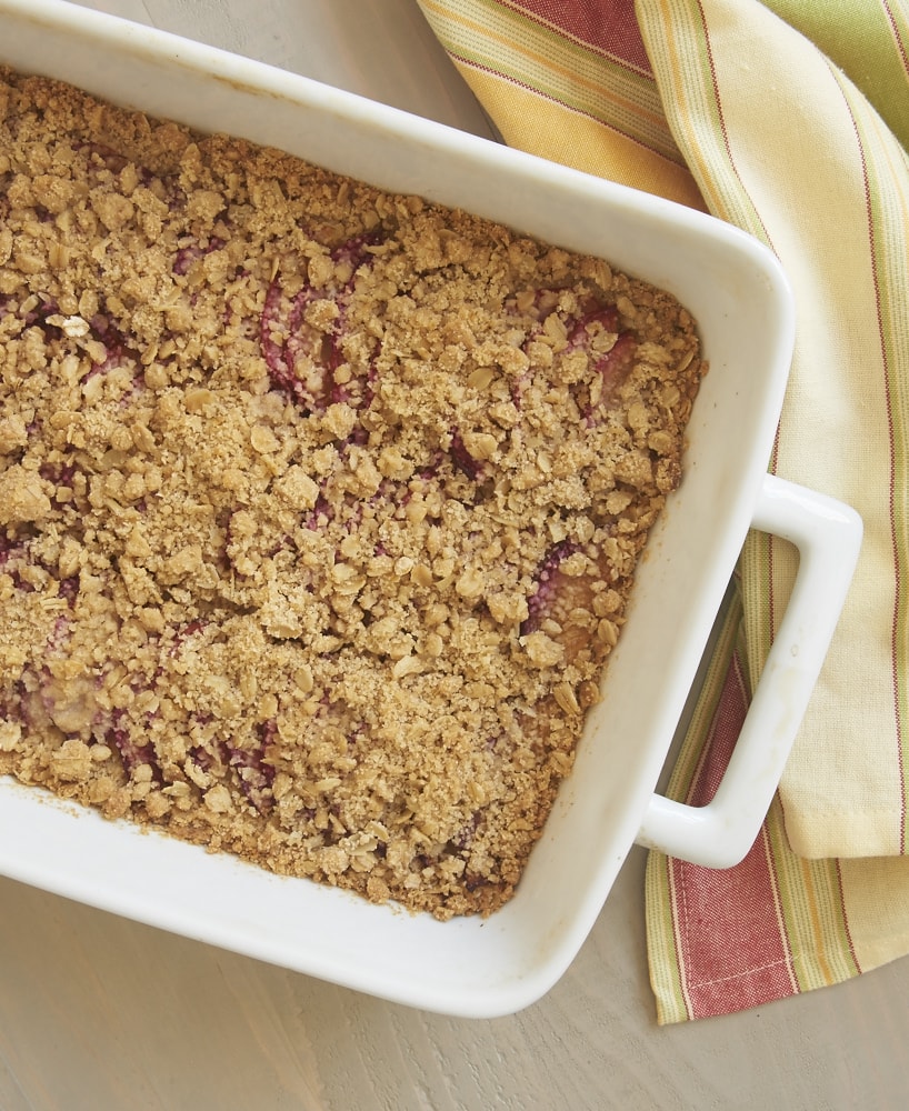 Sweet plums combine with a buttery, oat-filled crust for these irresistible Plum Crumble Bars! - Bake or Break