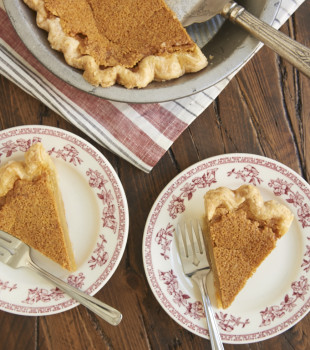 slices of Brown Butter Chess Pie