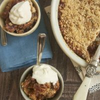 If your favorite part of pecan pie is the filling, then Pecan Pie Crisp will be your new favorite dessert! - Bake or Break