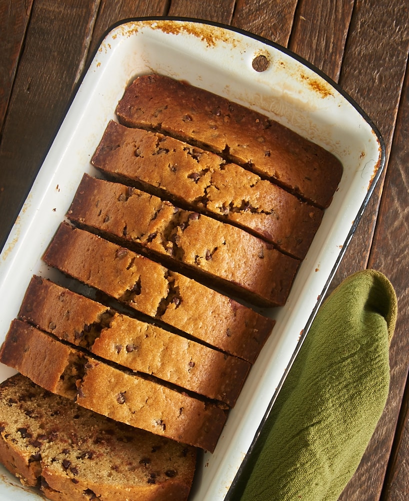 This simple Espresso Chocolate Chip Bread gets a big punch of flavor from a favorite flavor pair - chocolate and coffee! - Bake or Break