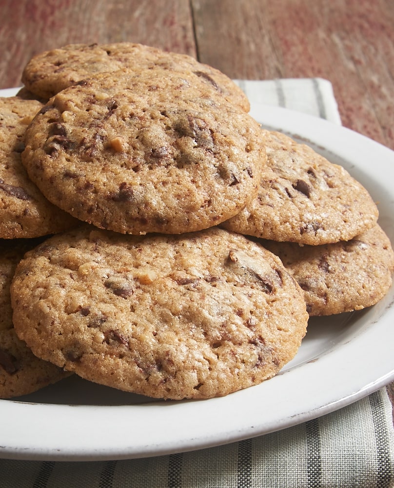 A blend of spices adds a delicious twist to traditional cookies in these Spiced Chocolate Chip Cookies! - Bake or Break