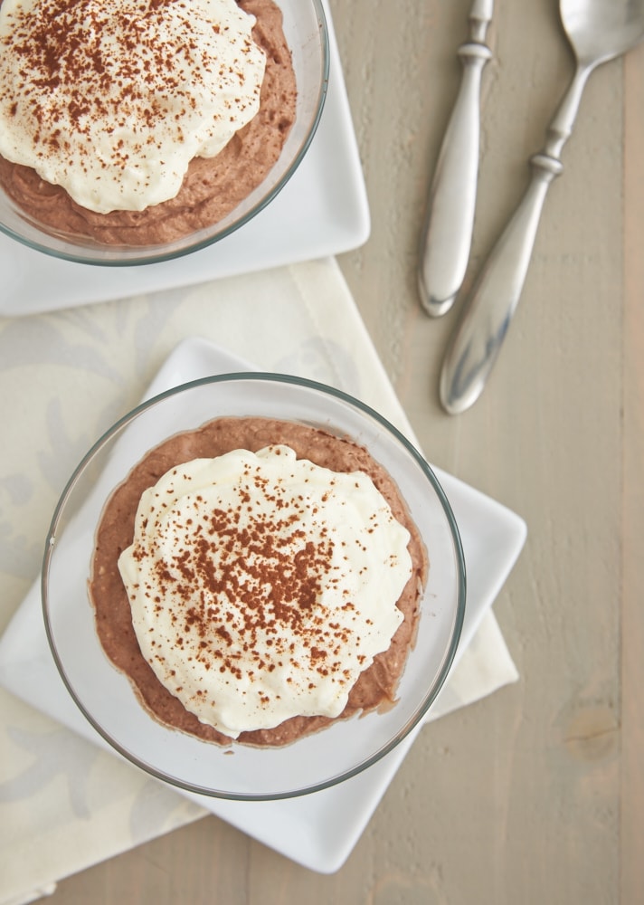 These cool, creamy Individual Chocolate Icebox Pies are the perfect dessert for a small gathering. A great make-ahead dessert! - Bake or Break