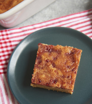 Use your favorite jam or preserves to turn simple blondies into Jam-Swirled Blondies. A sure crowd-pleaser! - Bake or Break