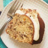 Coconut, pecans, and a cream cheese glaze make this Italian Cream Bundt Cake a winner. Such a great, simple twist on a classic dessert! - Bake or Break