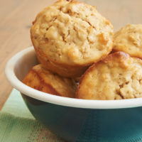 Toasted coconut adds lots of flavor to these sweet, hearty Coconut Cream Cheese Oat Muffins. - Bake or Break