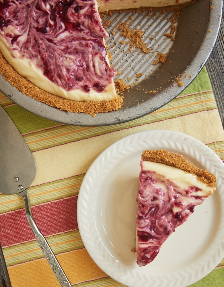 slice of Raspberry Lemon Icebox Pie