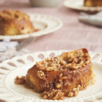 Baked Praline French Toast is a fantastic make-ahead breakfast with the irresistible flavors of pecan pralines. - Bake or Break