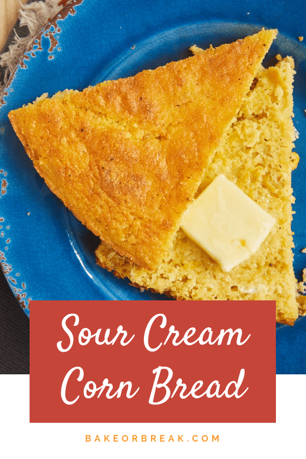 Sour Cream Corn Bread bakeorbreak.com