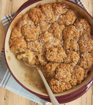 Sweet pears and a wonderful, warm blend of spices combine for this simple and delicious Autumn Spice Pear Cobbler. - Bake or Break