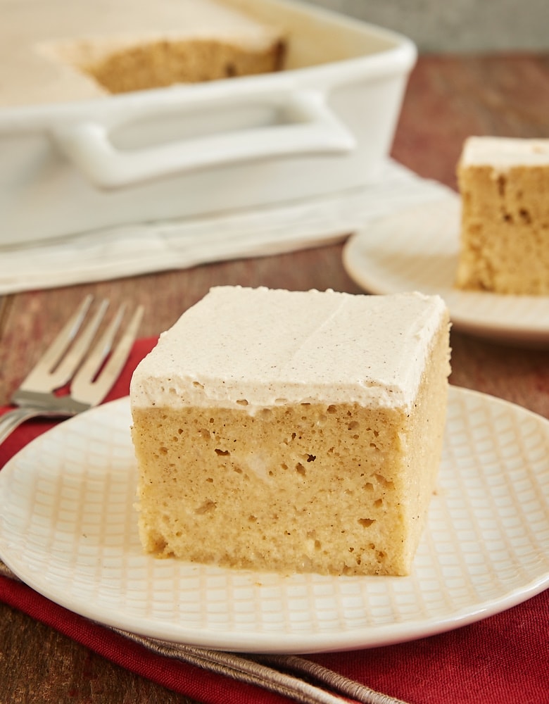 slices of Tres Leches Rum Cake