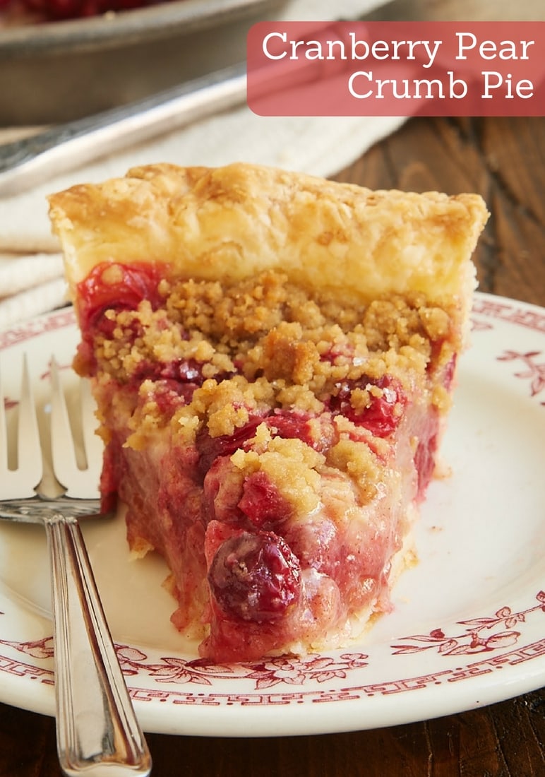 Tart cranberries and subtly sweet pears are a perfectly delicious combination in this fantastic Cranberry Pear Crumb Pie. - Bake or Break