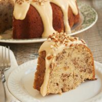 Toasty nuts, lots of brown sugar, and a sweet glaze combine to make this fantastic Toasted Pecan Bundt Cake. A must for pecan lovers! - Bake or Break