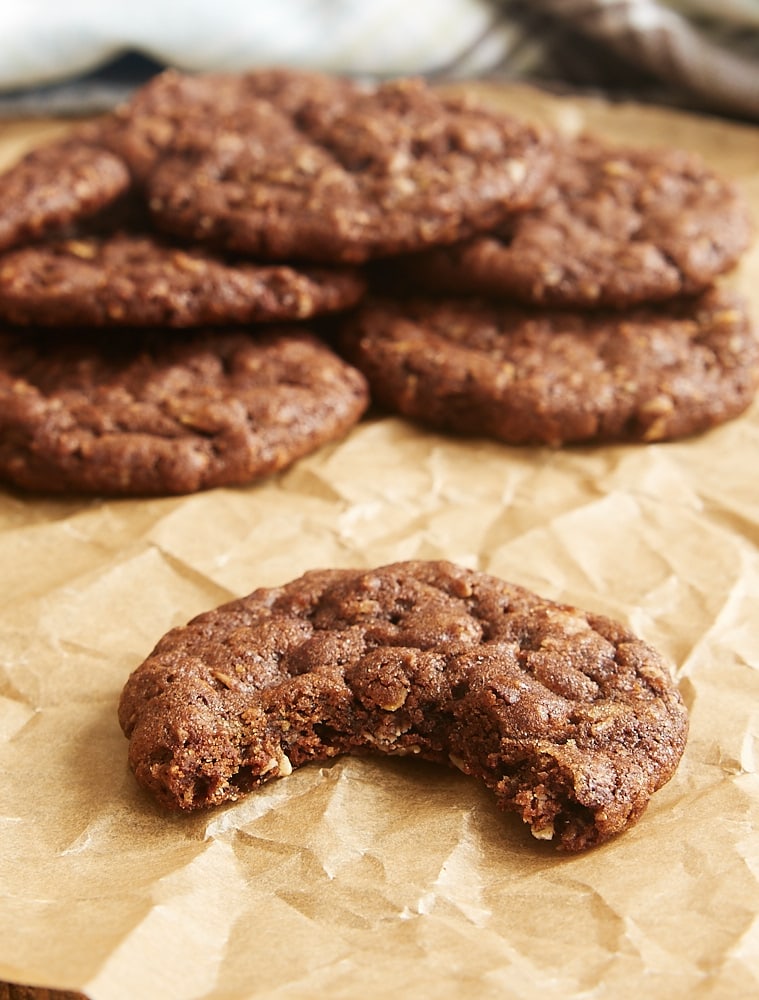 Chocolate Oatmeal Biscoff Cookies