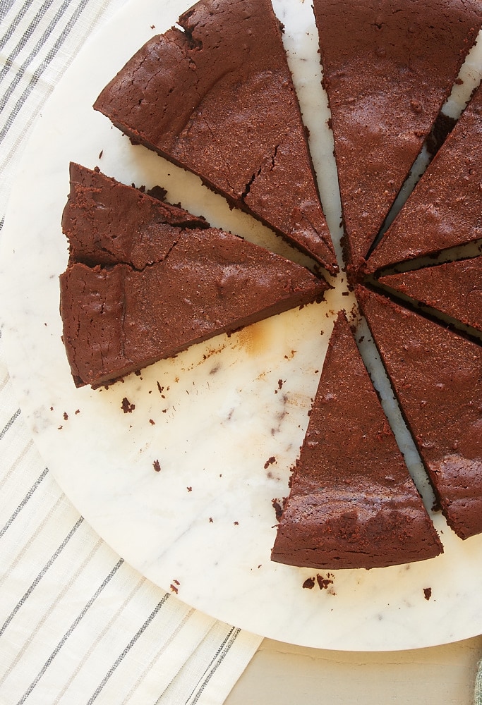 This Easy Chocolate Torte recipe is the perfect addition to the recipe boxes of all chocolate lovers. It is full of rich, fudgy, decadent, dark chocolate flavor!