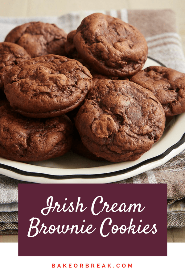 Irish Cream Brownie Cookies