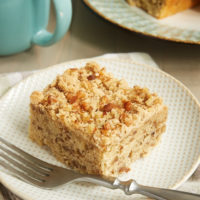 Sweet and simple flavors are the stars in this Brown Sugar Pecan Coffee Cake. - Bake or Break