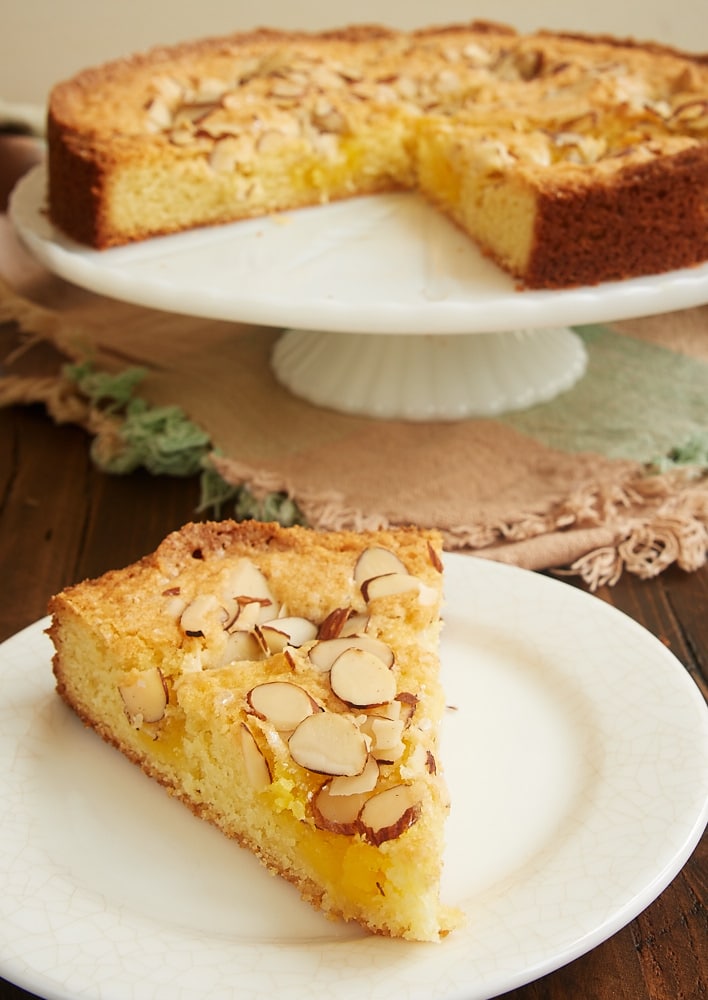 slice of Lemon Almond Butter Cake