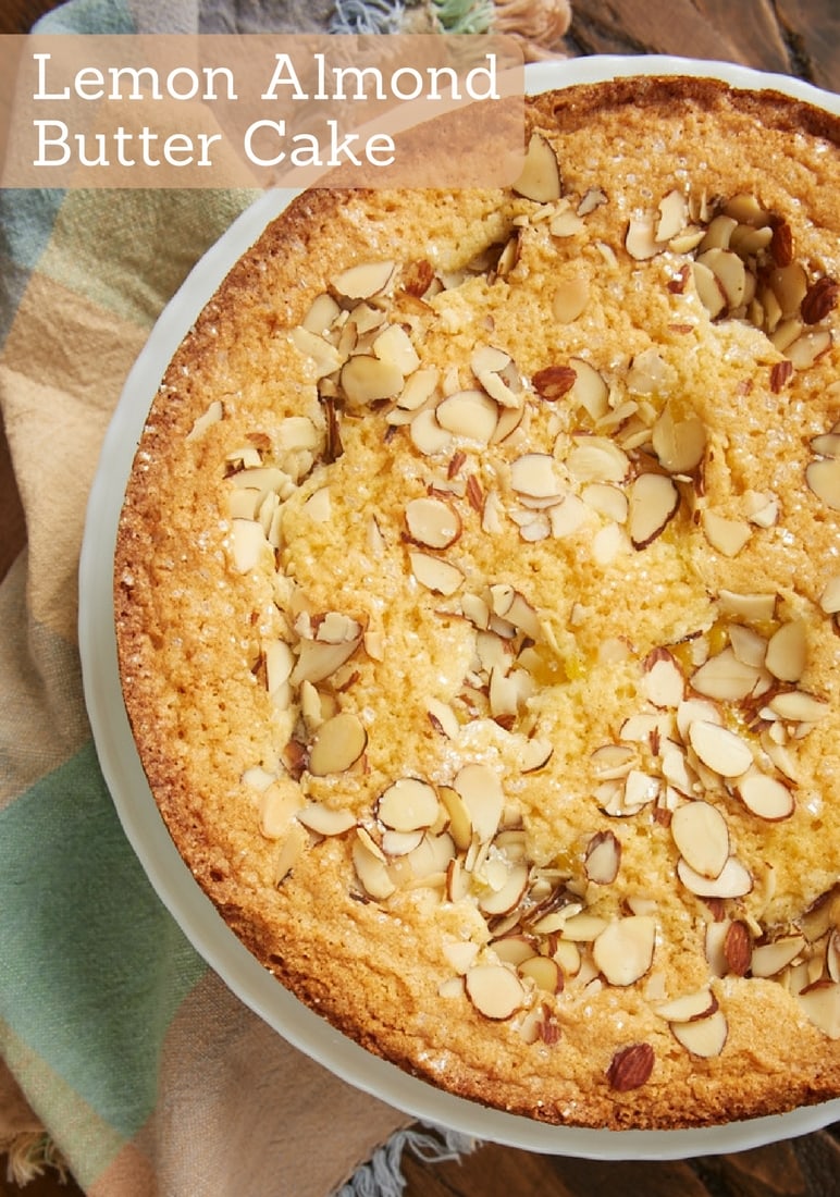Lemon Almond Butter Cake is a simple, buttery, delicious cake that gets big flavor from plenty of lemon curd. A great cake for everything from brunch to dessert! - Bake or Break