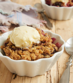 This quick and easy Skillet Berry Crumble is such a great way to enjoy your favorite berries. A warm bowl full of this crumble with a scoop of ice cream is tough to beat! - Bake or Break