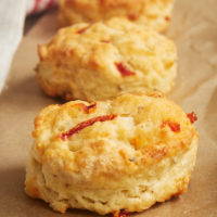 The cheesy, mildly spicy flavor of Pimiento Cheese Biscuits makes them a great companion for so many meals. Love these! - Bake or Break