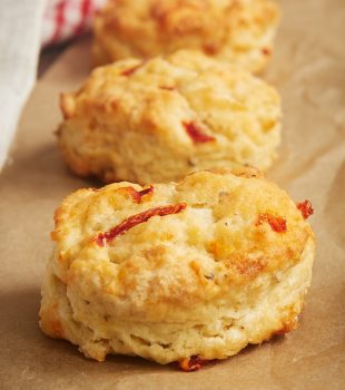 The cheesy, mildly spicy flavor of Pimiento Cheese Biscuits makes them a great companion for so many meals. Love these! - Bake or Break