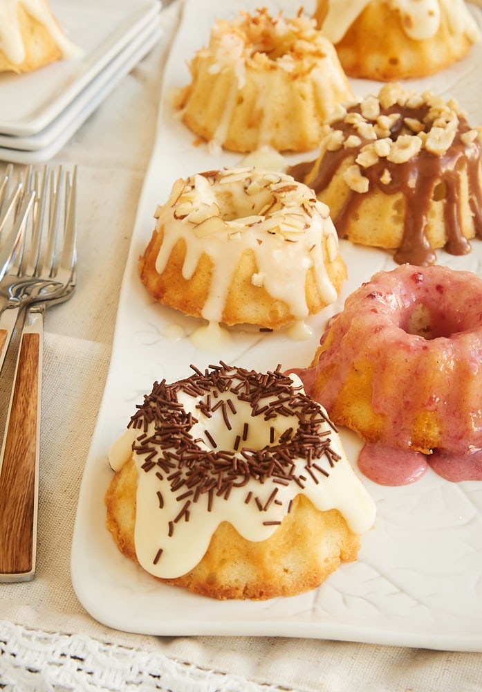 Sour Cream Pound Cake Mini Bundts