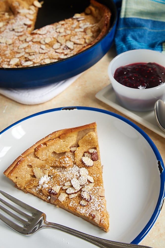 Cinnamon Almond Dutch Baby Pancake Recipe | Bake or Break