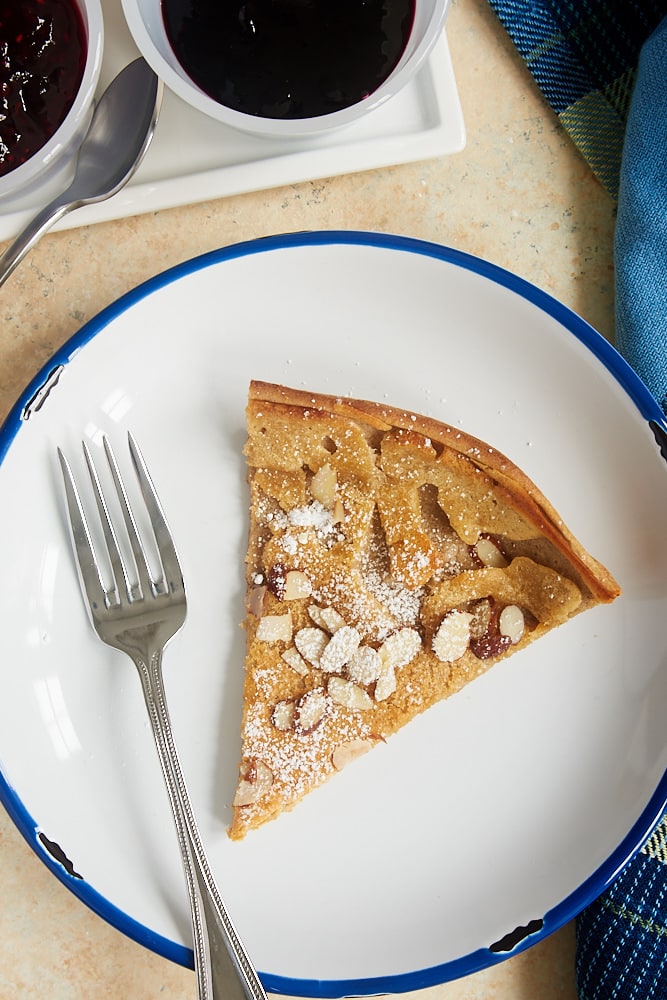 Cinnamon Almond Dutch Baby Pancake Recipe | Bake or Break