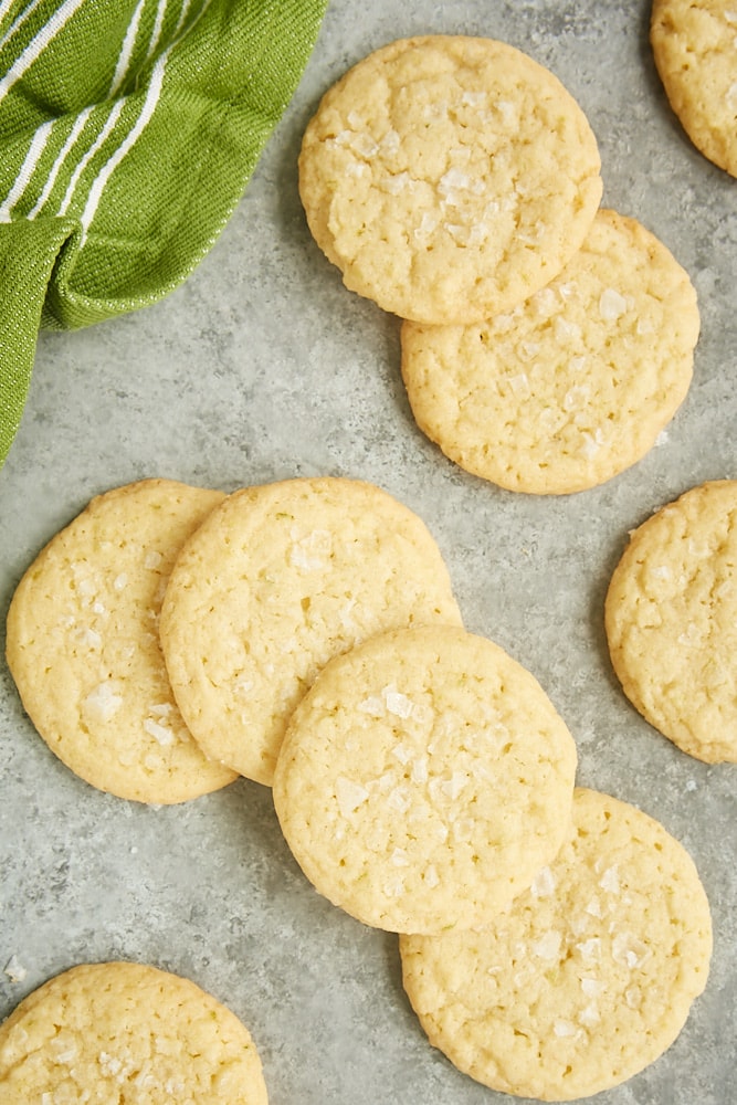  Biscuits au sel de mer au citron Vert 