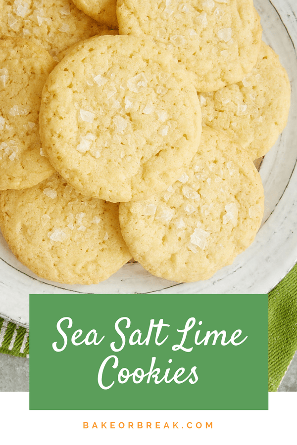 Sea Salt Lime Cookies