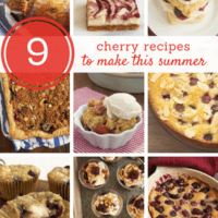 collection of fresh cherry recipes