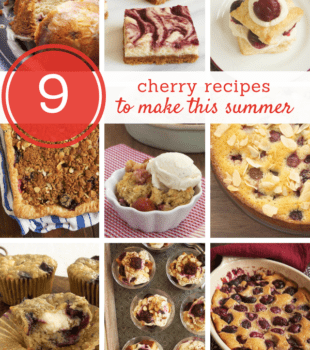 collection of fresh cherry recipes