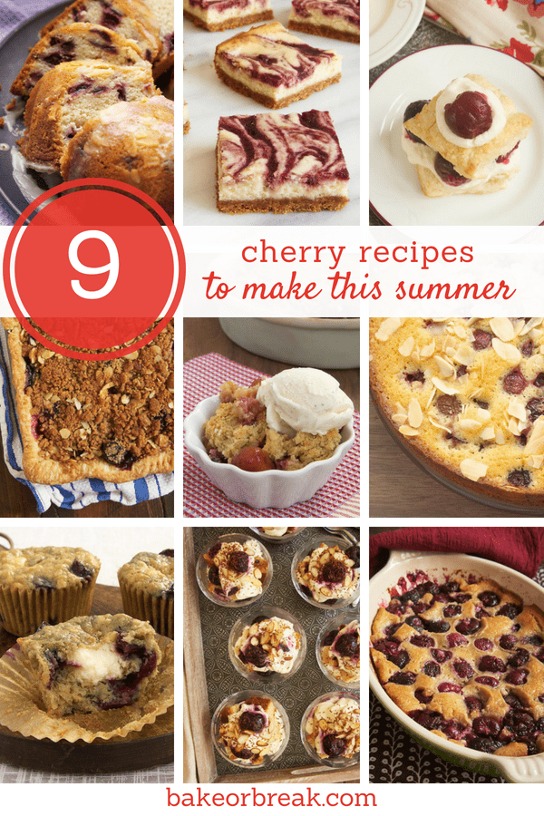 collection of fresh cherry recipes