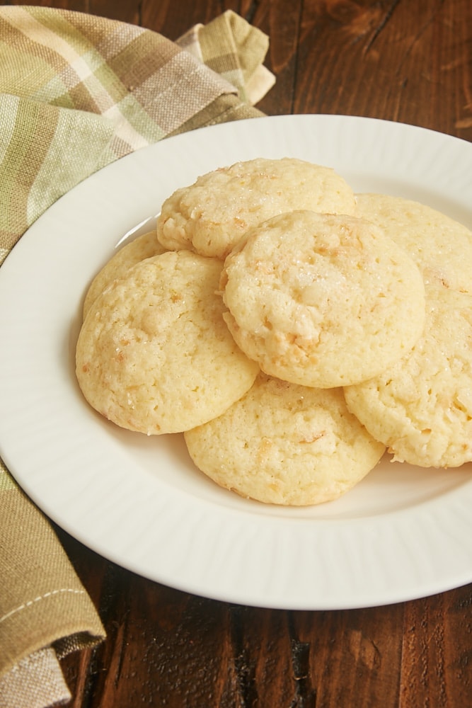 Lemon Coconut Sugar Cookies